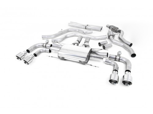 Milltek Alfa Romeo Giulia Quadrifoglio 2.9 V6 Bi-Turbo (Non OPF/GPF Models) (2017-2026) Cat-back SSXAR006