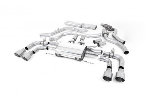 Milltek Alfa Romeo Giulia Quadrifoglio 2.9 V6 Bi-Turbo (Non OPF/GPF Models) (2017-2026) Cat-back SSXAR008