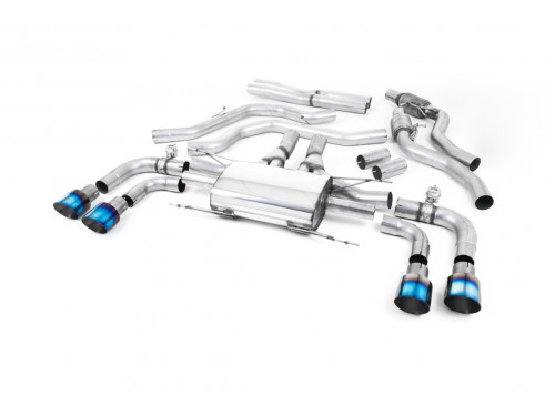 Milltek Alfa Romeo Giulia Quadrifoglio 2.9 V6 Bi-Turbo (Non OPF/GPF Models) (2017-2026) Cat-back SSXAR009