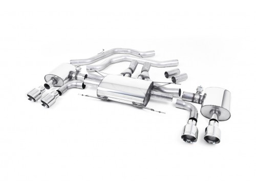 Milltek Alfa Romeo Giulia Quadrifoglio 2.9 V6 Bi-Turbo (Non OPF/GPF Models) (2017-2026) Front Pipe-back SSXAR12