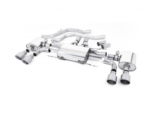 Milltek Alfa Romeo Giulia Quadrifoglio 2.9 V6 Bi-Turbo (Non OPF/GPF Models) (2017-2026) Front Pipe-back SSXAR14