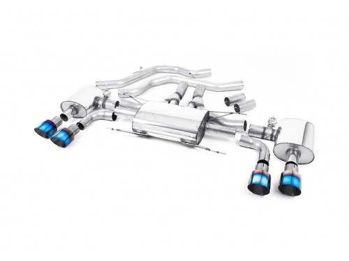 Milltek Alfa Romeo Giulia Quadrifoglio 2.9 V6 Bi-Turbo (Non OPF/GPF Models) (2017-2026) Front Pipe-back SSXAR15