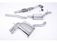 Milltek Audi A3 2.0T FSI quattro 5 door SportBack (2004-2012) Turbo-back including Hi-Flow Sports Cat SSXAU044 Exhaust