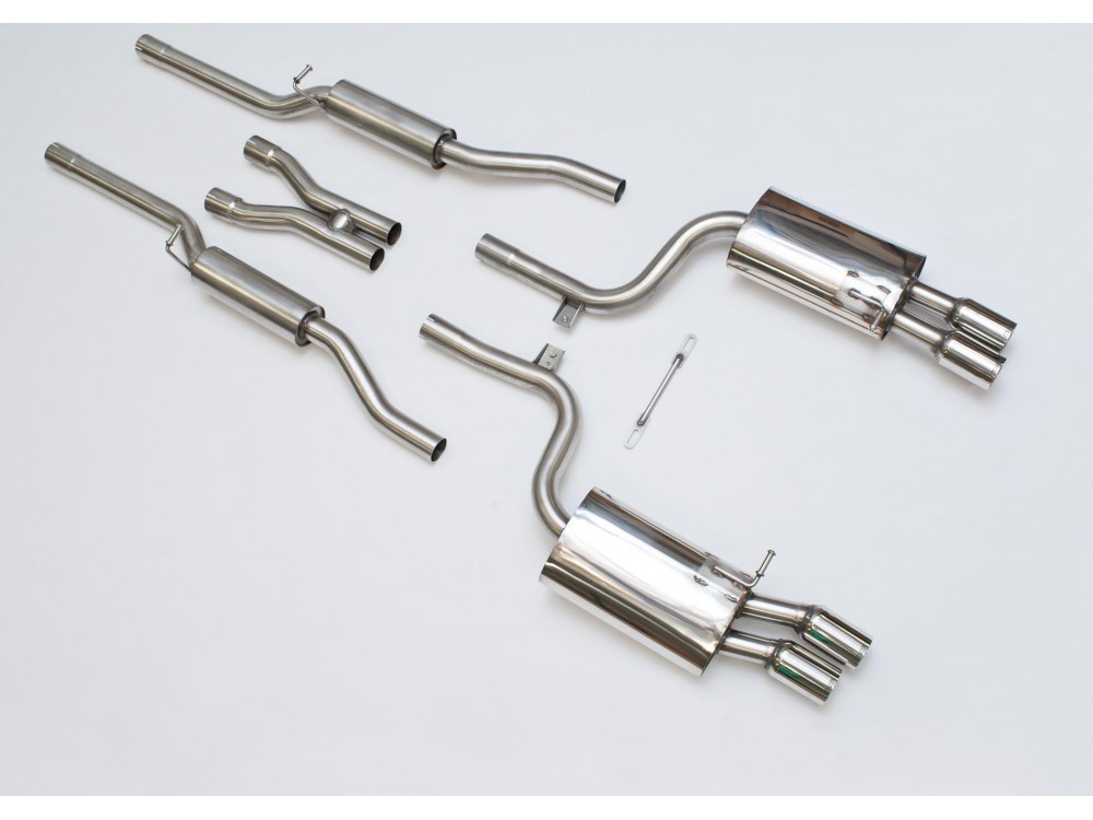 Exhaust Milltek Audi S4 B7 4.2 V8 Cat-back Resonated - SSXAU046 Exhaust Milltek Audi S4 B7 4.2 V8 Cat-back Resonated - SSXAU046