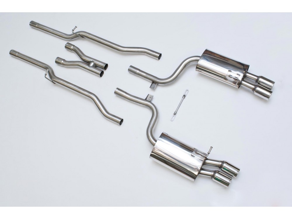 Exhaust Milltek Audi S4 B7 4.2 V8 Cat-back Non-resonated - SSXAU048 Exhaust Milltek Audi S4 B7 4.2 V8 Cat-back Non-resonated - SSXAU048