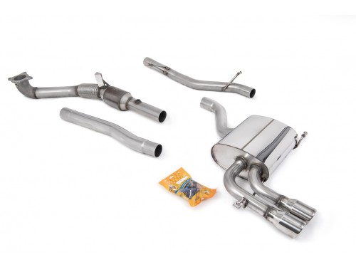 Milltek Audi A3 2.0T FSI quattro 5 door SportBack (2004-2012) Turbo-back including Hi-Flow Sports Cat SSXAU087