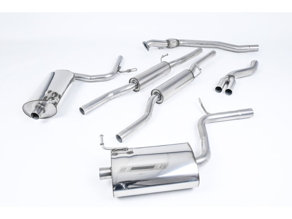 Wydech Milltek Audi A4 1.8T B6 quattro Cabrio Cat-back Resonated - SSXAU090 Milltek Audi A4 1.8T B6 quattro Cabrio Cat-back Resonated Exhaust