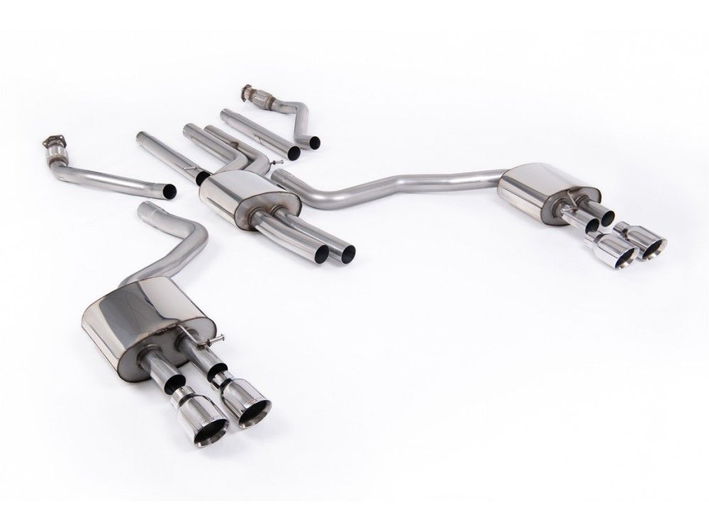 Wydech Milltek Audi A6 C7.5 3.0 TFSI Cat-back Resonated - SSXAU1055 Milltek Audi A6 C7.5 3.0 TFSI Cat-back Resonated Exhaust