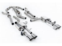Milltek Audi S8 D5 4.0 TFSI V8 Saloon / Sedan - Long Wheel Base (Non OPF/GPF US/ROW Models) (2020-2026) Cat-back SSXAU1060