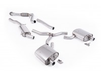 Milltek Audi A4 2.0 TFSI B9.5 Quattro Saloon & Avant (Non-OPF NAS Models inc Mild Hybrid & Without Brace Bars) (2021-2026) Cat-back SSXAU1111 Exhaust