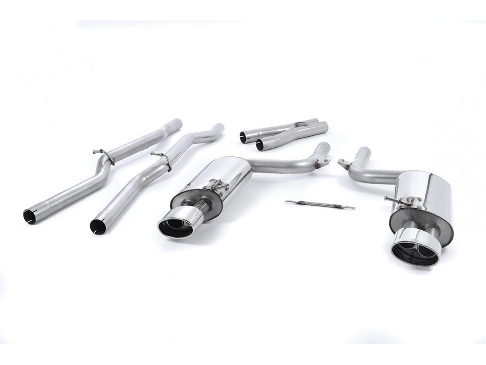 Exhaust Milltek Audi RS4 B7 4.2 V8 Cat-back Non-resonated - SSXAU117 Exhaust Milltek Audi RS4 B7 4.2 V8 Cat-back Non-resonated - SSXAU117