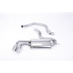 Milltek Sport Audi TT MK2 2.0 TFSI FWD Cat-back Non-resonated Exhaust