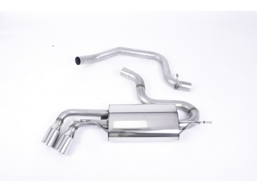 Milltek Sport Audi TT MK2 2.0 TFSI FWD Cat-back Non-resonated Exhaust