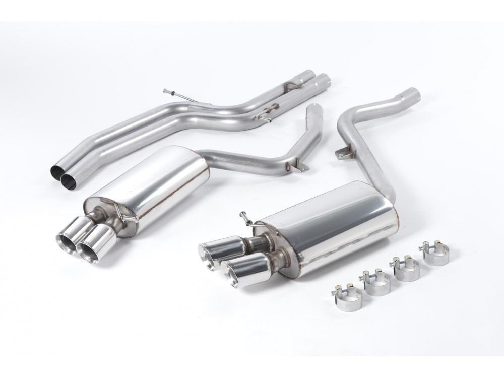 Exhaust Milltek Audi S5 B8 4.2 FSI Cat-back Non-resonated - SSXAU190 Exhaust Milltek Audi S5 B8 4.2 FSI Cat-back Non-resonated - SSXAU190