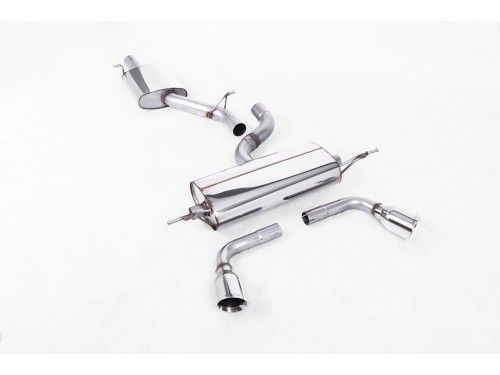 Milltek Sport Audi TT MK2 3.2 FSI Cat-back Resonated Exhaust