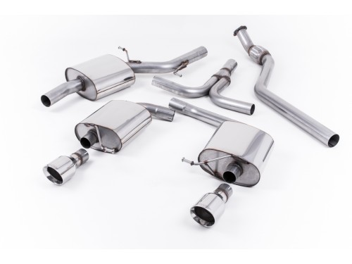 Milltek Audi A5 Cabriolet 2.0 TFSI 2WD and quattro (manual only) (2009-2026) Cat-back SSXAU243