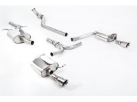 Milltek Audi A4 2.0 TFSI S line B8 (2WD and quattro manual-only) Saloon & Avant (2008-2011) Cat-back SSXAU248 Exhaust