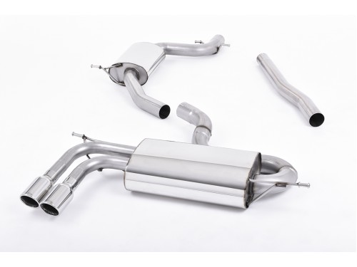 Milltek Sport Audi A3 8P 1.8 TFSI FWD Cat-back Resonated Exhaust