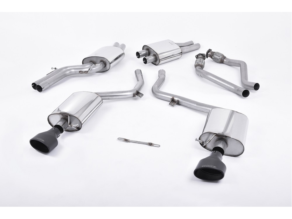Exhaust Milltek Audi S5 Coupe/Cabrio B8 3.0 TFSI Cat-back Resonated (EC) - SSXAU266 Exhaust Milltek Audi S5 Coupe/Cabrio B8 3.0 TFSI Cat-back Resonated (EC) - SSXAU266