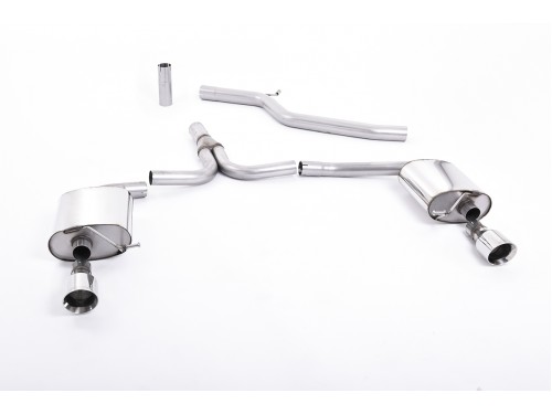Milltek Audi A4 3.0 TDi B8 quattro Saloon and Avant (2008-2011) Cat-back SSXAU270