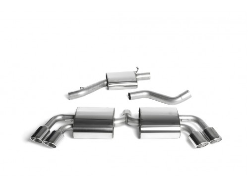 Milltek Sport Audi TTS MK2 2.0 TFSI Cat-back 2,75" Resonated Exhaust