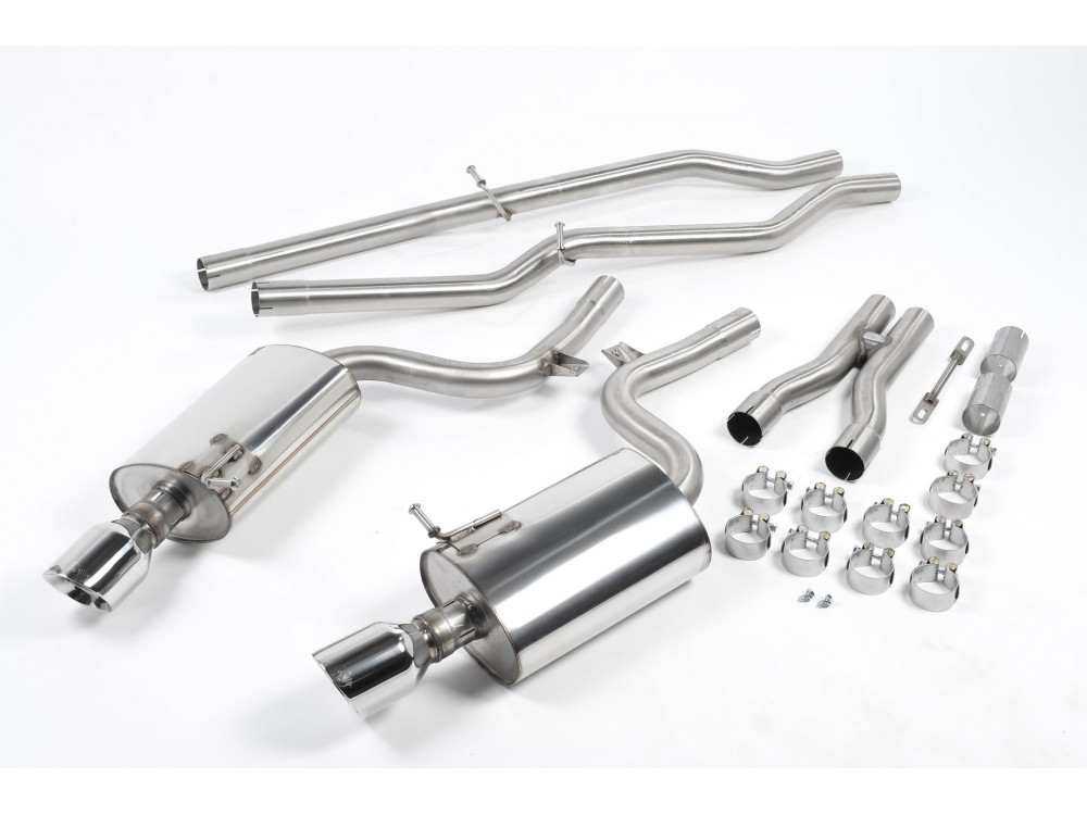 Exhaust Milltek Audi S4 B6 4.2 V8 Cat-back Non-resonated - SSXAU295 Exhaust Milltek Audi S4 B6 4.2 V8 Cat-back Non-resonated - SSXAU295