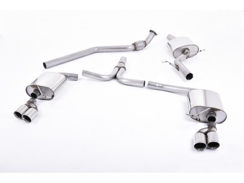 Milltek Sport Audi A5 Sportback 2.0 TFSI Cat-back Quad Exhaust