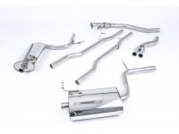 Milltek Sport Audi A4 1.8T B6 quattro Cabrio Cat-back Non-resonated Exhaust