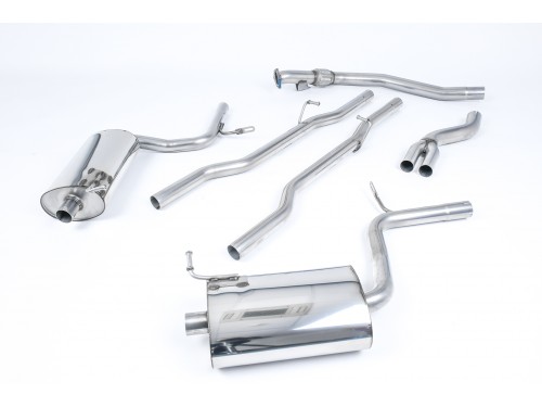 Milltek Sport Audi A4 1.8T B6 quattro Cabrio Cat-back Non-resonated Exhaust