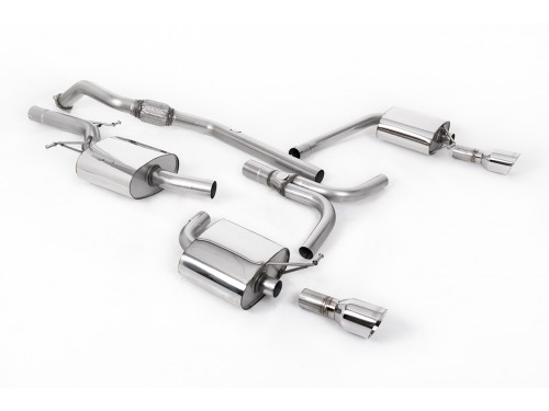 Milltek Audi A5 Sportback 2.0 TFSI 2WD and quattro Multitronic / S tronic (2009-2012) Cat-back SSXAU317