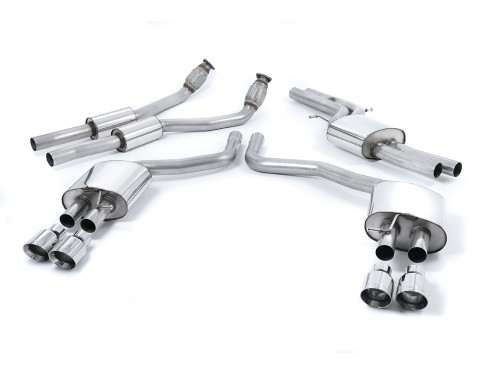 Milltek Sport Audi S6/S7 C7 4.0 TFSI Cat-back Resonated (EC) Exhaust