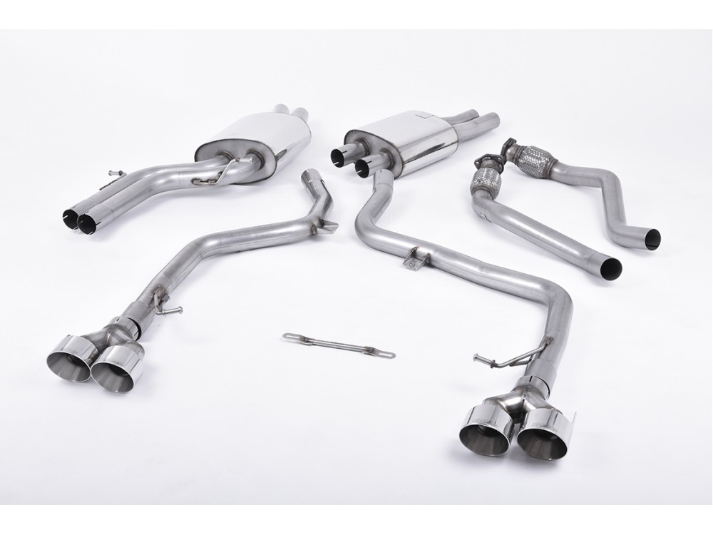Exhaust Milltek Audi S5 Coupe/Cabrio B8.5 3.0 TFSI Cat-back Race - SSXAU409 Exhaust Milltek Audi S5 Coupe/Cabrio B8.5 3.0 TFSI Cat-back Race - SSXAU409