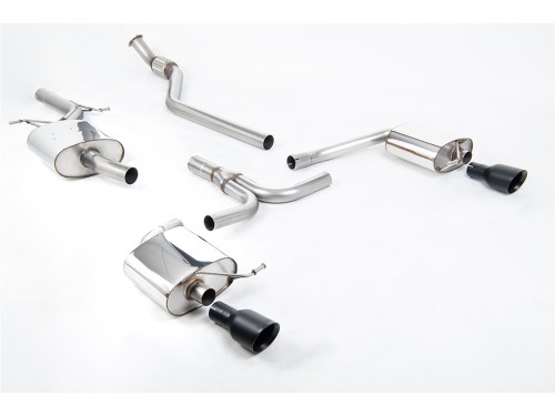 Milltek Audi A4 2.0 TFSI S line B8 (2WD and quattro manual-only) Saloon & Avant (2008-2011) Cat-back SSXAU435