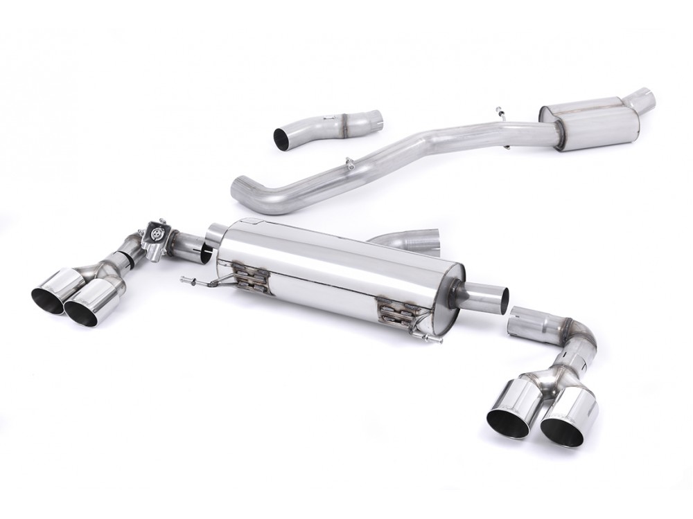 Exhaust Milltek Audi S1 2.0 TFSI Cat-back Resonated (EC) - SSXAU488 Exhaust Milltek Audi S1 2.0 TFSI Cat-back Resonated (EC) - SSXAU488