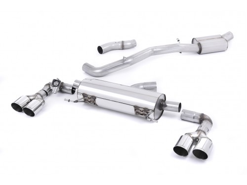 Milltek Sport Audi S1 2.0 TFSI Cat-back Resonated (EC) Exhaust