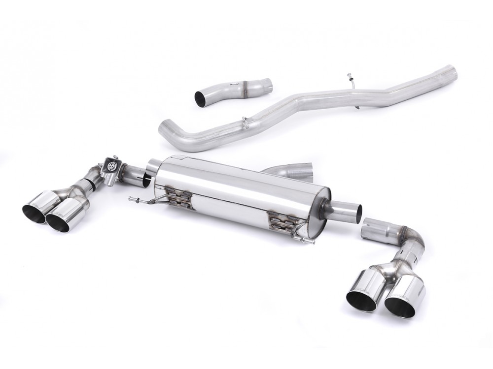 Exhaust Milltek Audi S1 2.0 TFSI Cat-back Non-resonated - SSXAU492 Exhaust Milltek Audi S1 2.0 TFSI Cat-back Non-resonated - SSXAU492