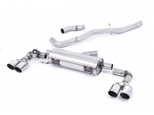 Milltek Sport Audi S1 2.0 TFSI Cat-back Non-resonated Exhaust