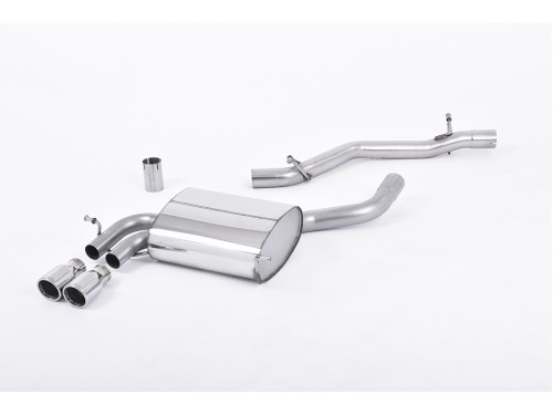 Milltek Sport Audi A3 8P 3.2 V6 Cat-back Non-resonated Exhaust