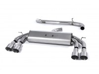 Milltek Sport Audi S3 8V 2.0 TSI Cat-back Race Non-resonated Exhaust