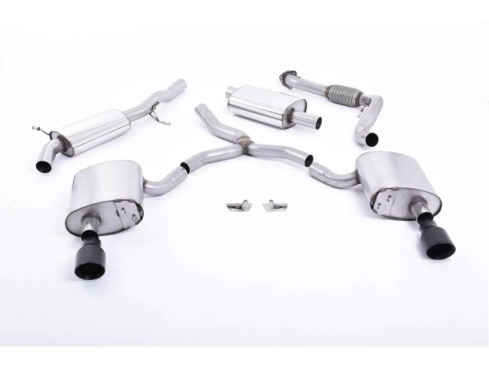 Wydech Milltek Audi A4 B9 2.0 TFSI Cat-back Resonated (EC) - SSXAU607 Milltek Audi A4 B9 2.0 TFSI Cat-back Resonated (EC) Exhaust