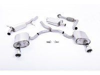 Milltek Audi A4 2.0 TFSI B9 Quattro Saloon & Avant (Non OPF/GPF Models inc Mild Hybrid & Without Brace Bars) (2016-2026) Cat-back SSXAU608 Exhaust