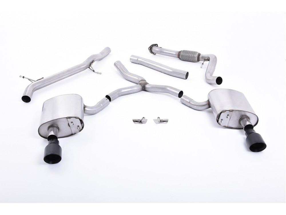 Wydech Milltek Audi A4 B9 2.0 TFSI Cat-back Non-resonated - SSXAU615 Milltek Audi A4 B9 2.0 TFSI Cat-back Non-resonated Exhaust