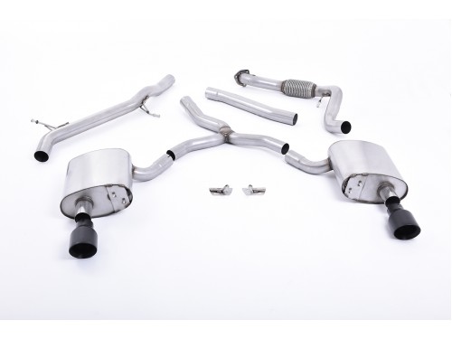 Milltek Sport Audi A4 B9 2.0 TFSI Cat-back Non-resonated Exhaust