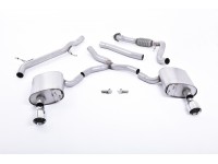 Milltek Audi A4 2.0 TFSI B9 Quattro Saloon & Avant (Non OPF/GPF Models inc Mild Hybrid & Without Brace Bars) (2016-2026) Cat-back SSXAU616 Exhaust