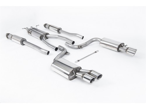 Milltek Sport Audi S6 5.2 V10 C6 FSI quattro Cat-back EC Approved Resonated Exhaust