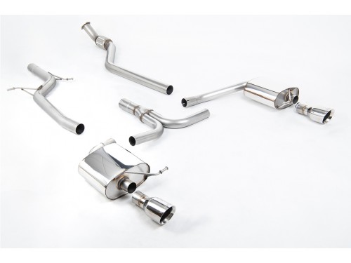Milltek Audi A4 2.0 TFSI S line B8 (2WD and quattro manual-only) Saloon & Avant (2008-2011) Cat-back SSXAU626