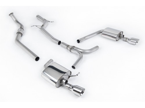 Milltek Audi A4 2.0 TFSI S line B8 (2WD and quattro Tiptronic-only) Saloon & Avant (2008-2011) Cat-back SSXAU629