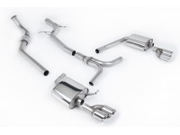Milltek Audi A4 2.0 TFSI S line B8 (2WD and quattro Tiptronic-only) Saloon & Avant (2008-2011) Cat-back SSXAU630 Exhaust