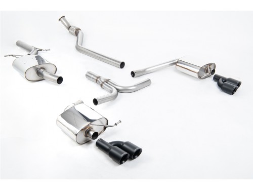 Milltek Audi A4 2.0 TFSI S line B8 (2WD and quattro manual-only) Saloon & Avant (2008-2011) Cat-back SSXAU661