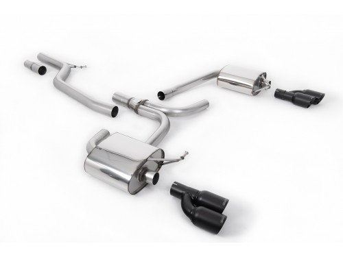 Milltek Audi A4 2.0 TDi B8 140PS / 177PS 2WD Saloon and Avant (S line models only) (2009-2011) Cat-back SSXAU664